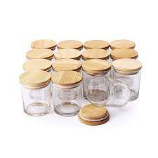 Empty 7oz Clear Glass Candle Jars With