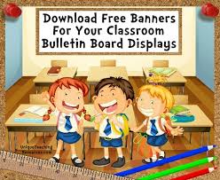 free bulletin board display banners