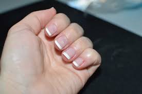 diy french tip gel sac nails