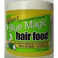 Hair grease is good for sealing moisture, protecting your scalp, retaining length and its cheap. Blue Magic Hair Food 12 Oz Frizs Cosmetics