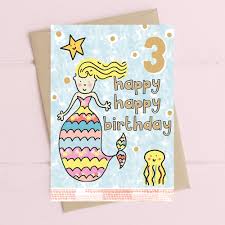 happy s 3rd birthday greeting card