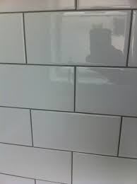 Gray Subway Tile Gray Colored Grout