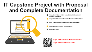 This proposal consists of several paragraphs that describe the basic aspects of your. Free It Capstone Project With Proposal And Complete Documentation 2021