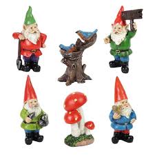 Exhart Miniature Gnome Garden Statue 6