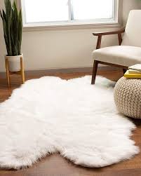 Soft fluffy rug square plush cream sheepskin fur carpet rug. 11 Soft Area Rugs To Make Your Home Cozy Coziest Area Rugs