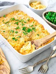 For example, if your casserole is a pork chop and stuffing casserole, you can add more stuffing or breading to absorb the excess liquid. Greek Yogurt Mac And Cheese Joyfoodsunshine