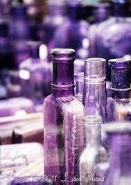 Purple Bottle Vintage Bottles