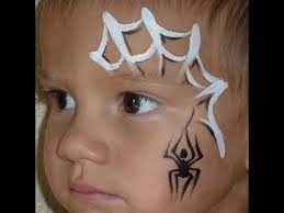 fast faces spider web face painting