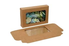 Custom boxes made on demand. Kraft Gift Boxes With Window 7x2 1x10 3cm 25 Pieces Wkrg317 Packlinq