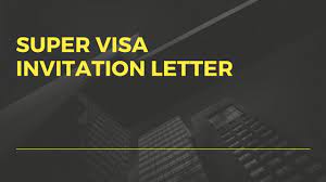 Sample your address your telephone number your email address letter of invitation for (indicate name of [par. Super Visa Invitation Letter Sample Sample Invitation Letter Visa And Travel
