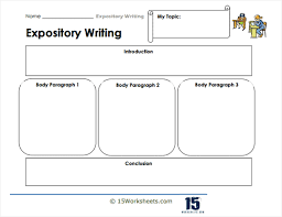 expository writing worksheets