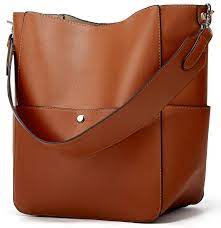 Buy Molodo Womens Handbag, Pu Leather Bucket Tote Purse And Handbags Medium  Satchel Hobo Purse Designer Work Shoulder Bags Online at desertcartINDIA