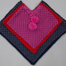 granny sch poncho crochet pattern