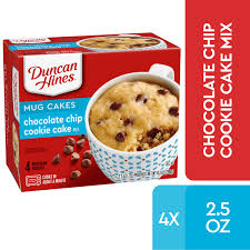 Cake mix cookies and cream cupcakes sherrihall67311. Duncan Hines Mug Cakes Chocolate Chip Cookie Cake Mix 4 2 5 Oz Pouches Walmart Com Walmart Com