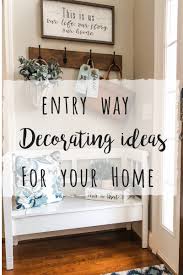 Easy Entry Way Decorating Ideas Using A