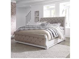 charleston queen upholstered sleigh bed