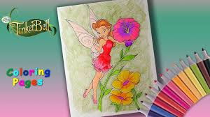 Disney princess rapunzel coloring pages. Coloring Pages Disney Fairies L Rosetta Coloring Book L For Children Learning Colors Kids Youtube