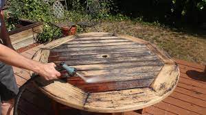 how to refinish outdoor furniture
