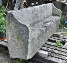 Antique Stone Garden Bench Garden