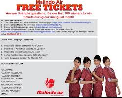 Customer care executive will pick the call and will ask your problem and you will get a ticket id. Malindo Air Free Tickets Contest Malindo Air Promotion
