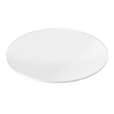 Clear Round Acrylic Table Top
