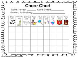 Preschool Chore Chart