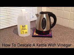 how to descale a kettle with vinegar