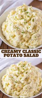 A little preparation can go a long way with this recipe. Classic Potato Salad With A Creamy Mayonnaise Dressing With Relish Mustard And Celery Salt Potato Salad Recipe Easy Classic Potato Salad Potatoe Salad Recipe