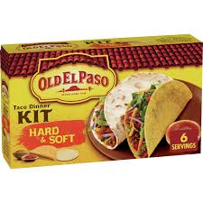 old el paso taco dinner kit hard