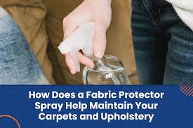 how do fabric protector sprays maintain