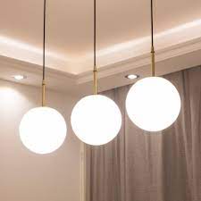 ✓ free for commercial use ✓ high quality images. Frosted Glass Orb Pendant Light One Light Modern Hanging Light In Brass Beautifulhalo Com