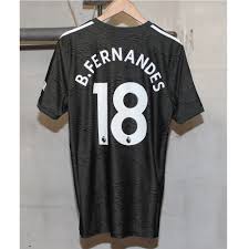 Our man utd football shirts and kits come officially licensed and in a variety of styles. Manchester United Away Jersey 2020 21 B Fernandes 18