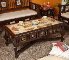 vanam coffee table in teakwood with