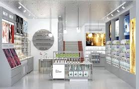 fashion design cosmetic display shelves
