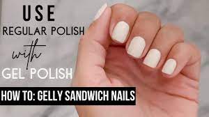 how to use regular polish with gel