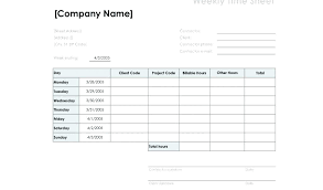 Employee Hour Tracking Template Employee Time Management