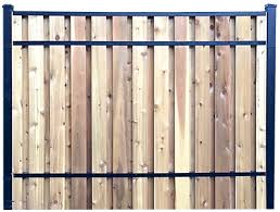 The horizontal slat fencing system can be ordered with matching or contrasting posts. Fencing Supply Company Fencing Company Slipfence