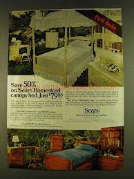 Gift your space a charming look with rousing canopy beds antique at alibaba.com. 1980 Sears Homestead Canopy Bed Ad