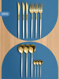 12pcs stainless steel hotel western