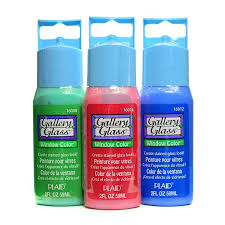 Plaid Gallery Glass Window Color 2oz 59ml For Stained Glass Look Color Chart