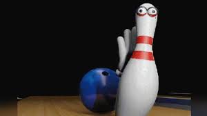 Bowling ball and pin animation