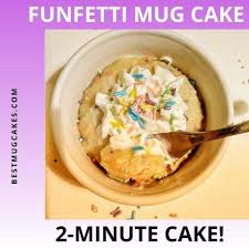 funfetti mug cake for when you need