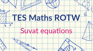 suvat equations tes maths resource of
