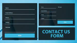 responsive contact us form using html
