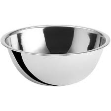 4 qt standard stainless steel mixing bowl