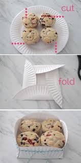 Paper Plate Muffin Holder Mrs Happy Homemaker
