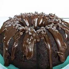 triple chocolate bundt cake