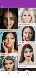 visage airbrush photo maker on the app