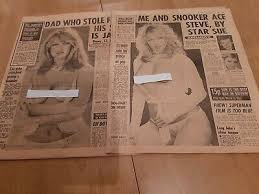 Page 3 returns… after a week: The Sun Newspaper Page 3 Girl Clippings Christine Stone 1982 13 50 Picclick Uk
