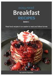 easy read breakfast recipes book 1 pdf